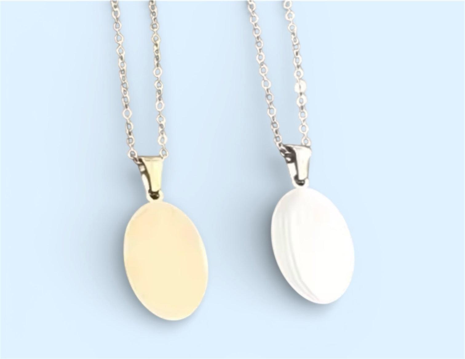 Round and Oval Necklace