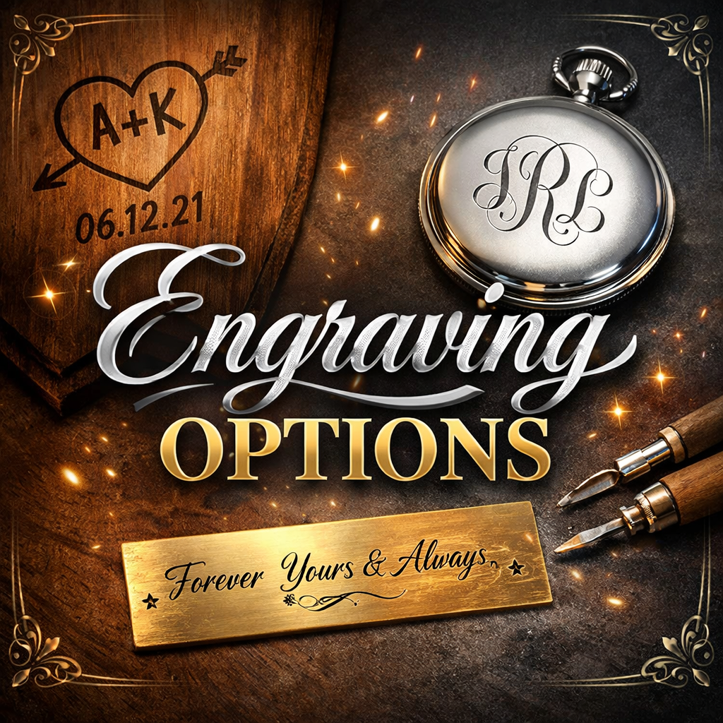 Engraving Options and Add Ons
