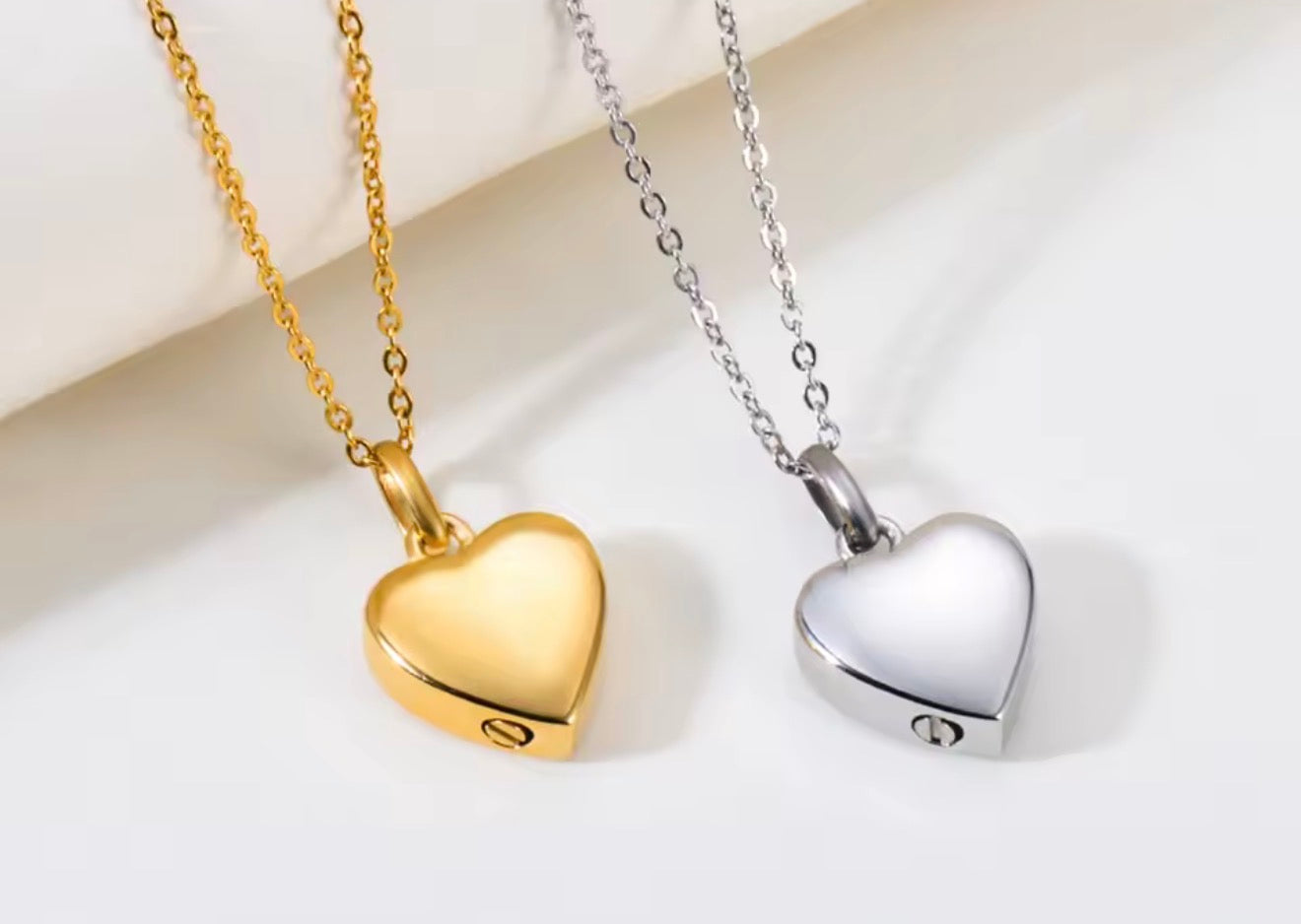 Urn Heart Necklace